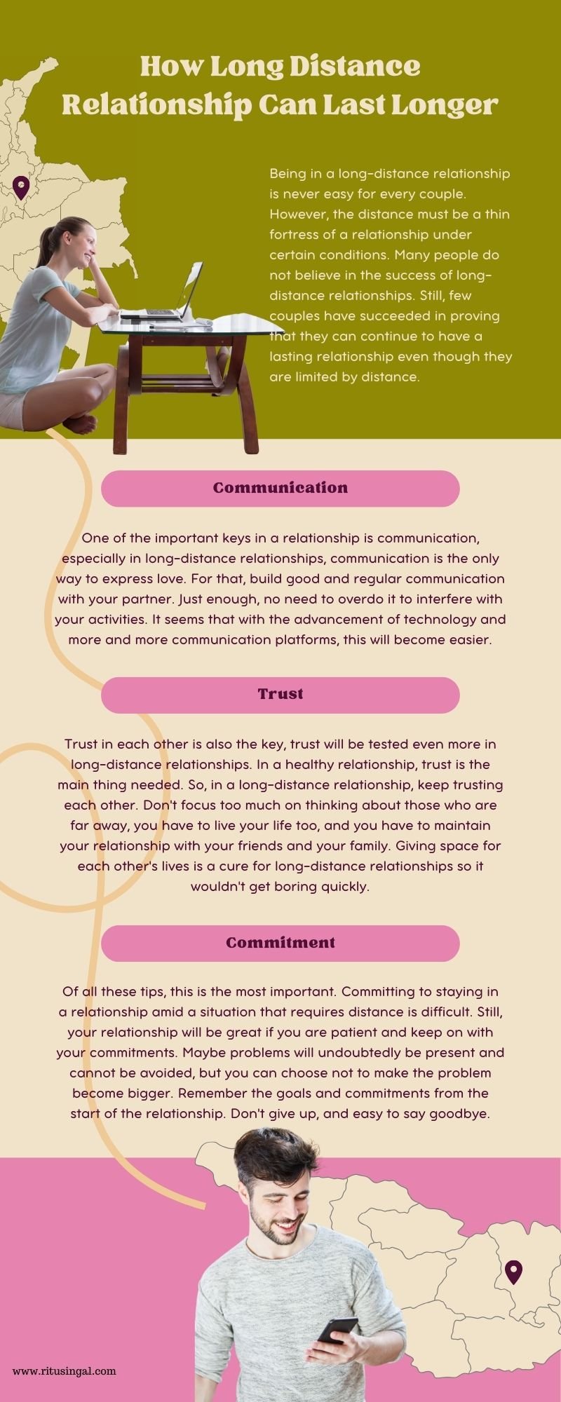 How Long Distance Relationship Can Last Longer Infographic