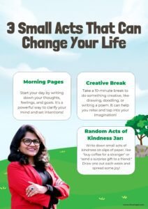 3 Small Acts That Can Change Your Life