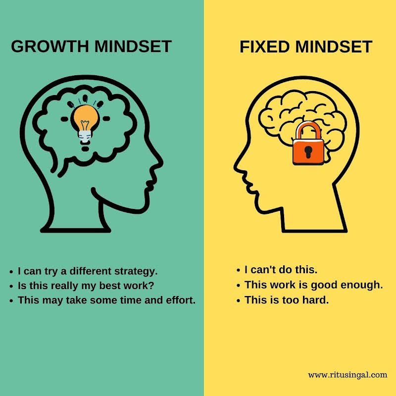 open mindset vs closed mindset
