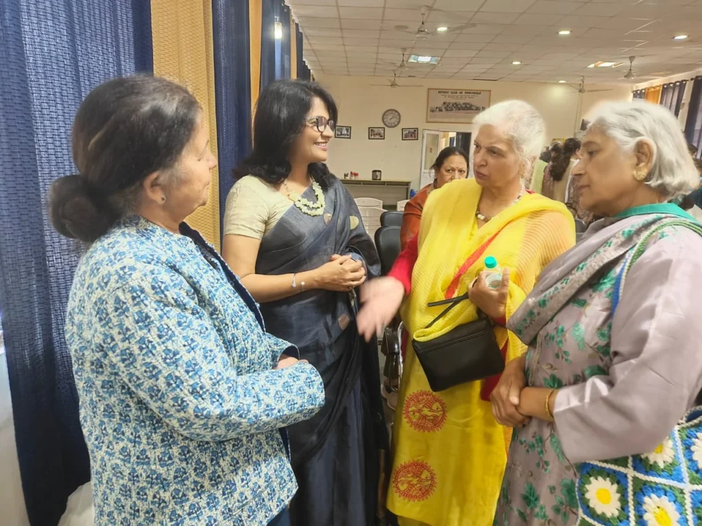 Interactive session with senior citizens