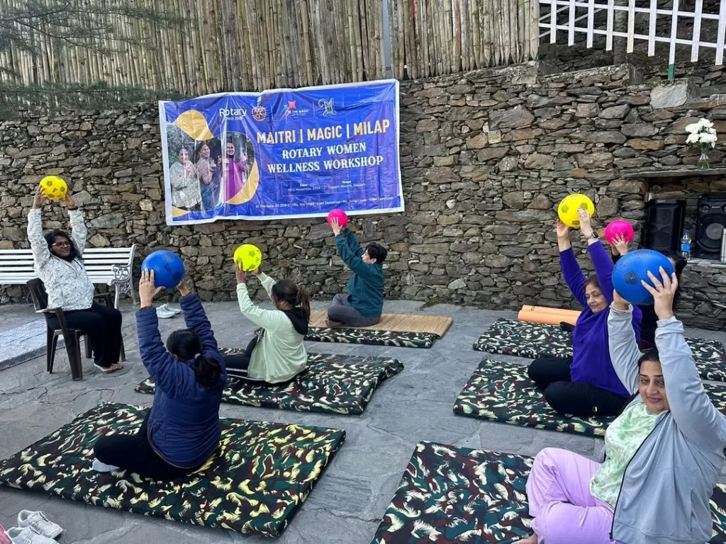 Rotary women wellness workshop