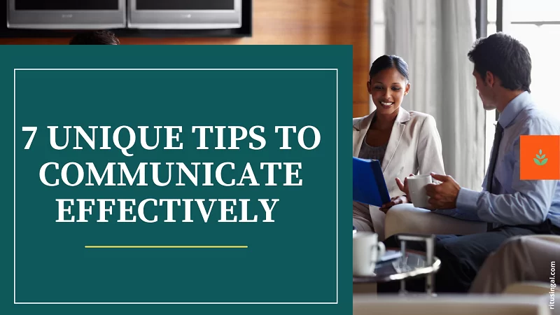 Communicate Effectively 