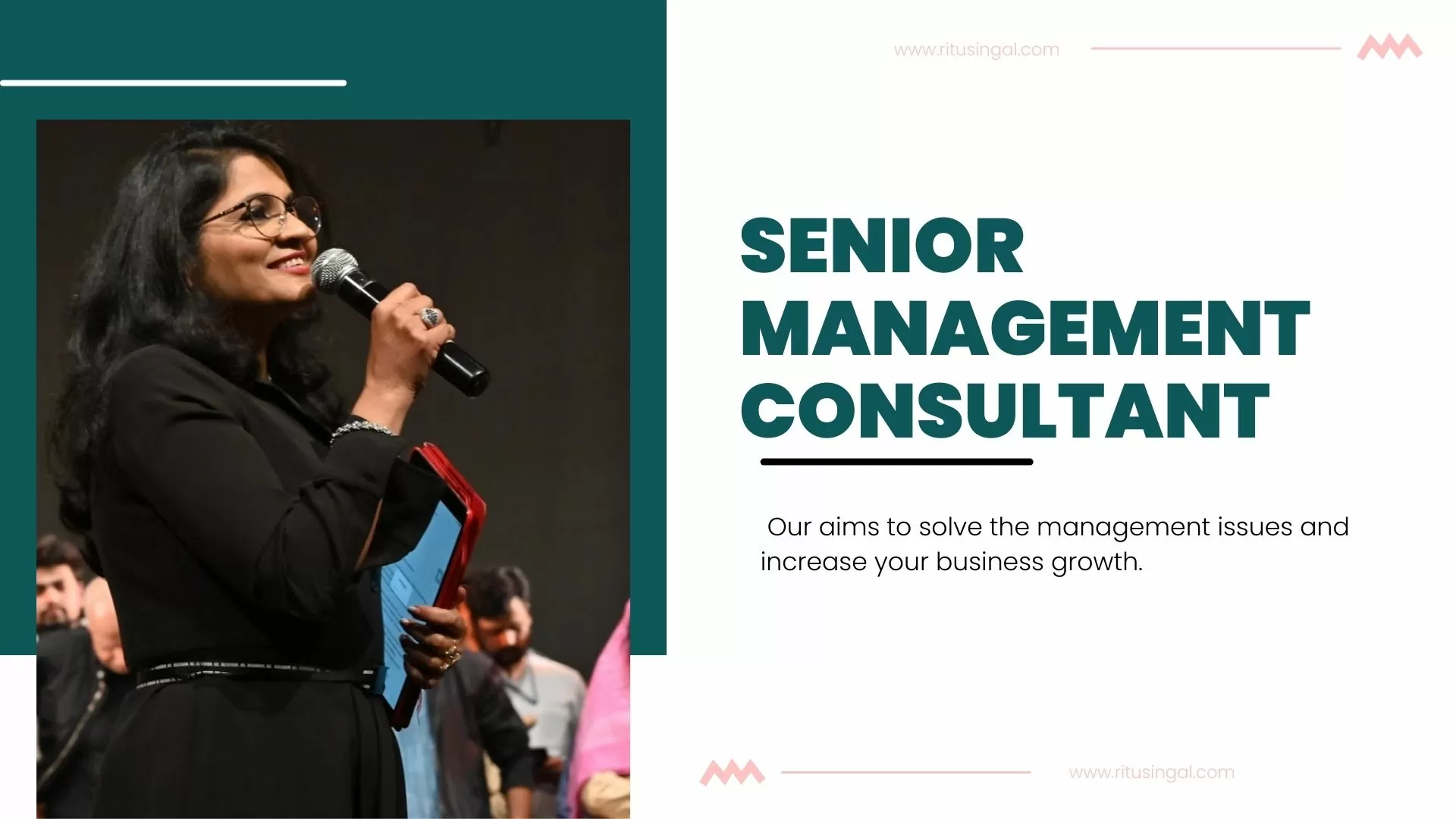 Senior Management Consultant and a Life Coach, Ritu Singal